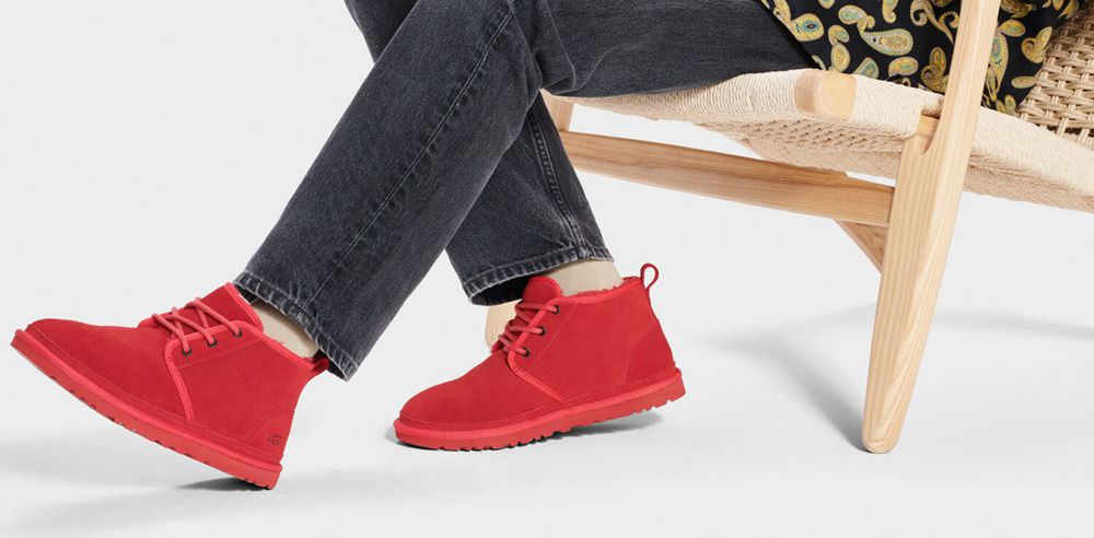 Ugg Chukka Boots Canada - Ugg Men's Neumel Red